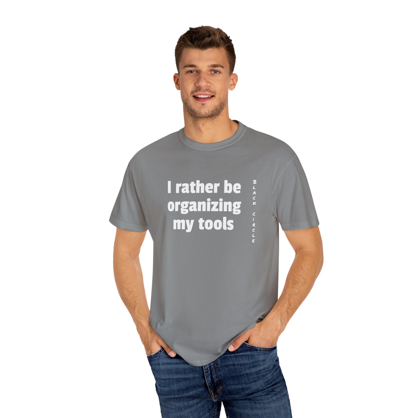 organizing my tools T-shirt