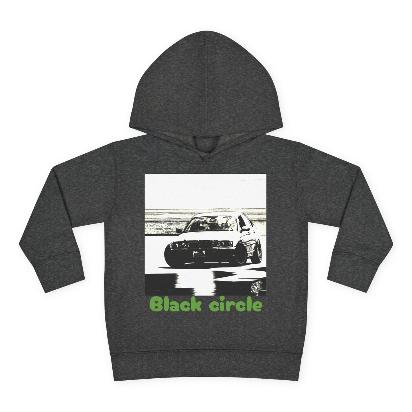 Black circle drift Toddler Pullover Fleece Hoodie