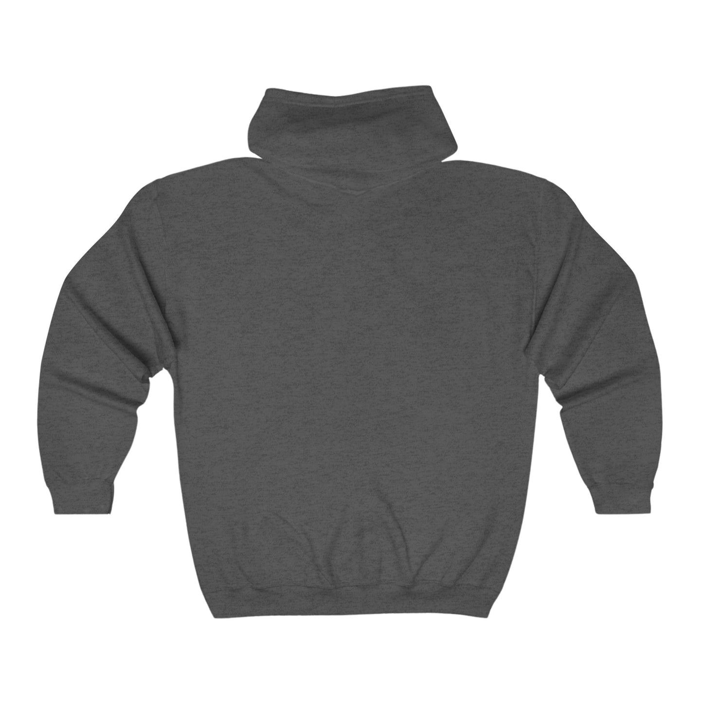 black circle zipped hoodie