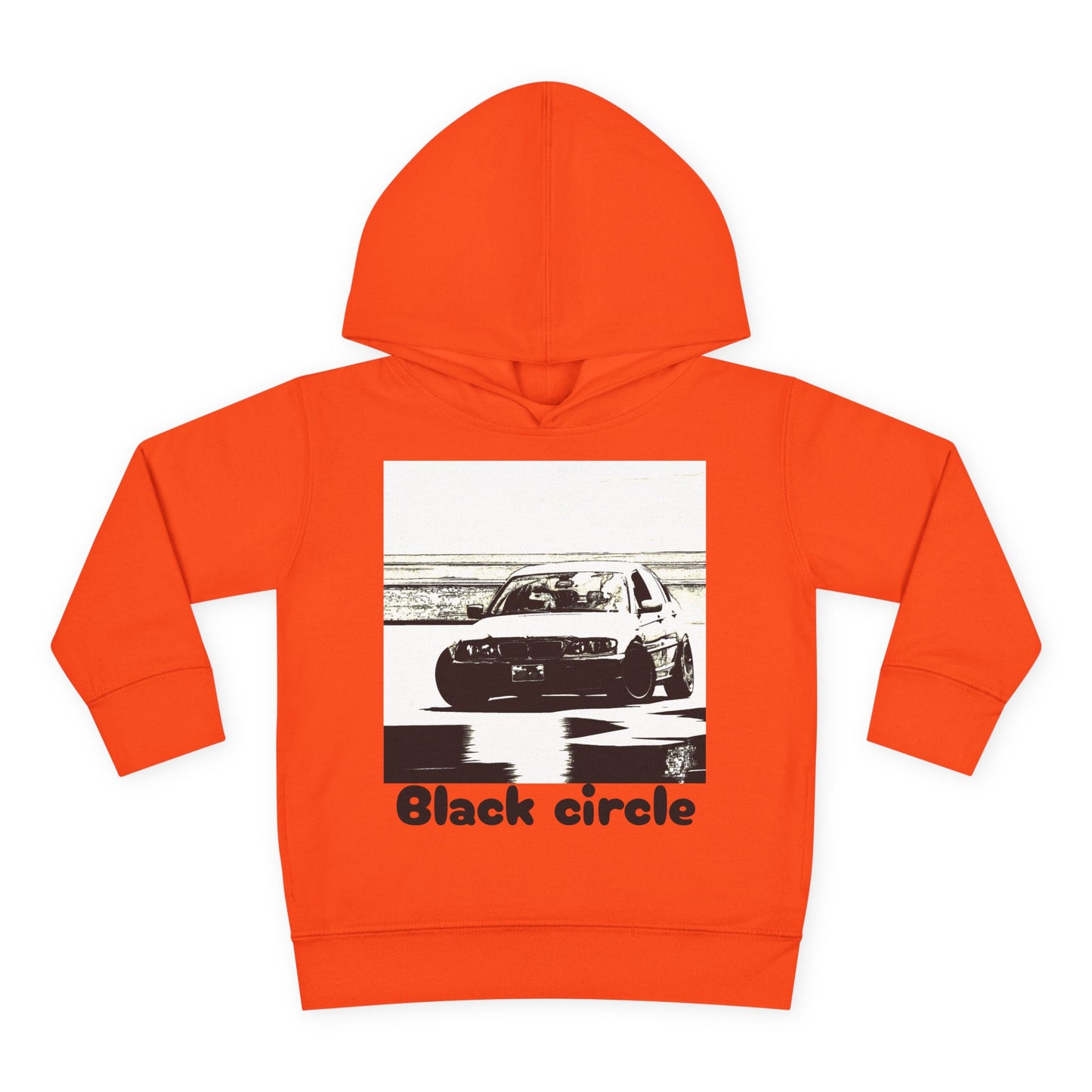 Black circle drift Toddler Pullover Fleece Hoodie